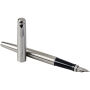 Parker Jotter vulpen (blauwe inkt) - Roestvrij staal/Chroom