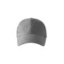 Cap unisex 6P antique silver adjustable