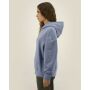 Chaser Vintage - De unisex relaxed garment-dyed hoodie - G. Dyed Blue Grey (XXS)