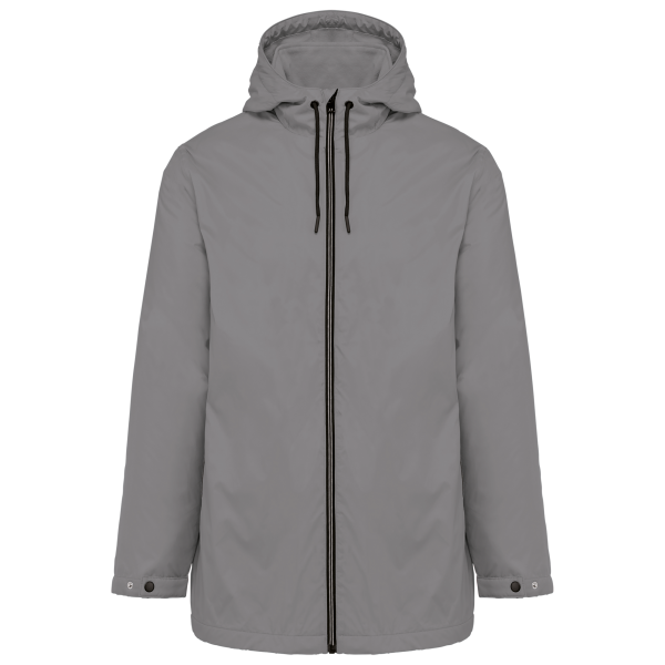 Gefütterte Unisex-Kapuzenjacke aus Mikrofleece
