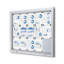 Vergrendelbaar Notitiebord Outdoor Met Gasveer 15x A4