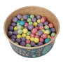 Paas-bowl met praliné paaseitjes biologisch afbreekbaar - custom made