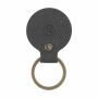 Recycled Leather Keyring Round sleutelhanger
