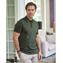 Luxury Stretch Polo - Cement - S