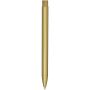 Beatriz balpen van gerecycled messing (zwarte inkt) - Goud