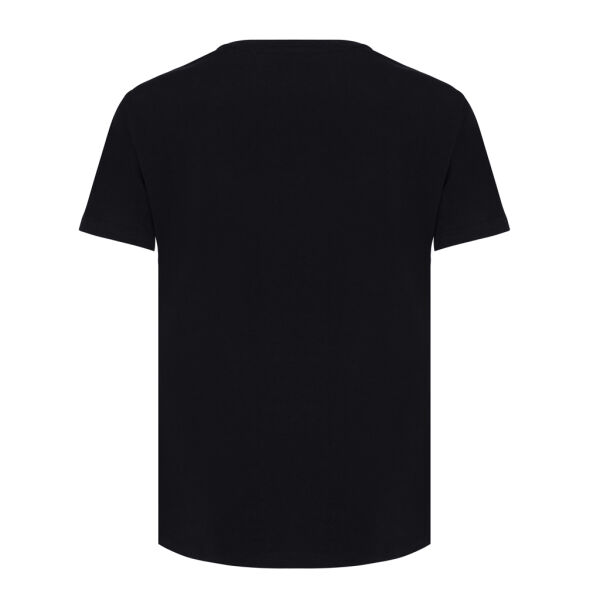 Iqoniq Yala dames lichtgewicht gerecycled katoen t-shirt, zwart (M)