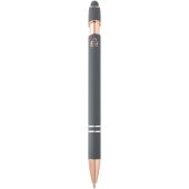 Nanna balpen met roségouden afwerking (zwarte inkt) - Twilight Grey
