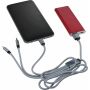 Nylon oplaadkabel Felix rood