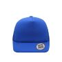 5 Panel Flat Peak Cap royal one size