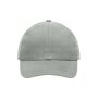 6 Panel Cap Heavy Cotton light grey one size