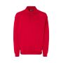 Polo sweatshirt | klassiek - Rood, 4XL