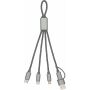 BrandCharger Trident 2 oplaadkabel gun metal