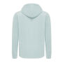 Iqoniq Trivor gerecycled polyester fleece hoodie, iceberg green (XL)