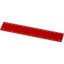 Refari liniaal van 15 cm van gerecycled plastic - Rood Refari liniaal van 15 cm van gerecycled plastic - Rood