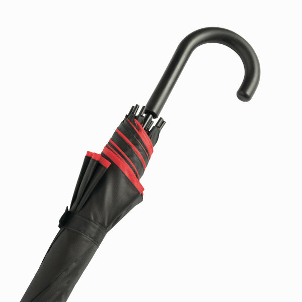 DOUBLY - Automatisch te openen paraplu rood, zwart DOUBLY - Automatisch te openen paraplu rood, zwart