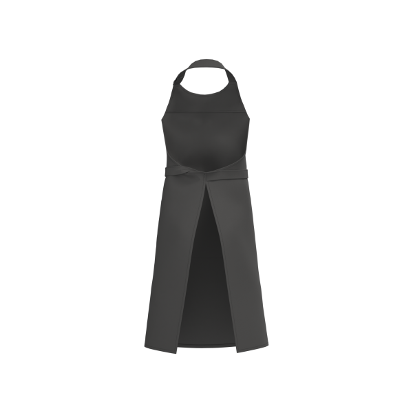 Schort met zak van biologisch katoen Dark Grey One Size Schort met zak van biologisch katoen Dark Grey One Size