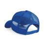 HALF MESH TRUCKER, BRIGHT ROYAL/WHITE, One size, BEECHFIELD