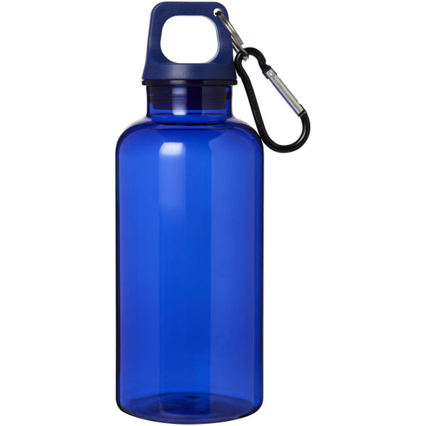 Oregon 400 ml RCS certified recycled plastic water bottle with carabiner - Blue
