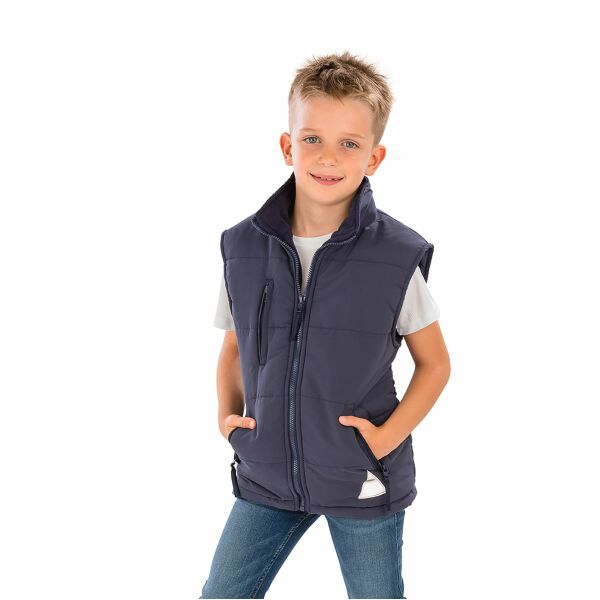 Kids' Bodywarmer Navy 9/10 jaar Kids' Bodywarmer Navy 9/10 jaar