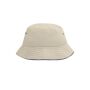 Fisherman Piping Hat for Kids natural/navy Fisherman Piping Hat for Kids natural/navy