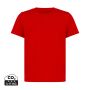 Iqoniq Koli kids recycled cotton t-shirt, red (78)