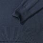 RUS Ladies V-Neck Knitted Pullover, French Navy, XXS