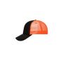 5 Panel Retro Mesh Cap black/neon orange one size