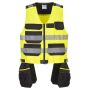 PW3 Klasse 1 Gereedschapsvest yellow/black S