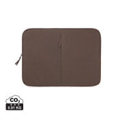 KENTO URBAN RCS gerecyclede nylon 15,6 inch laptopsleeve, bruin