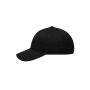 6 Panel Brushed Sandwich Cap black/light grey one size
