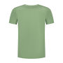 L&S T-shirt Crewneck cot/elast SS for him army green 3XL