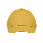 BUZZ KIDS - 5 panelen kinder baseballpet - Geel
