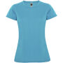 Montecarlo sportshirt met korte mouwen voor dames - Turquoise - S