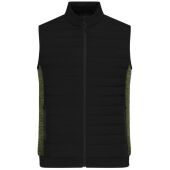 black/olive-melange