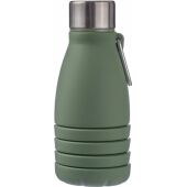 Siliconen opvouwbare drinkfles 550 ml Erin groen