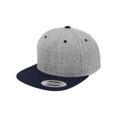 heather grey/navy