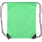 Polyester (210D) trekkoord rugtas Isolde lichtgroen