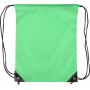 Polyester (210D) trekkoord rugtas Isolde lichtgroen