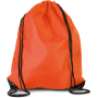 Rugzak met draagkoordjes Spicy Orange One Size