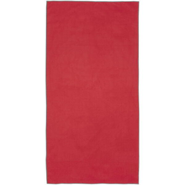 Pieter GRS ultralichte en sneldrogende handdoek 50 x 100 cm - Rood