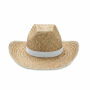 TEXAS - Cowboyhoed van stro - Wit