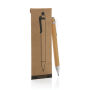Pynn infinity pen van bamboe, bruin