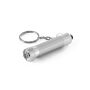 RE-LERGAN. Aluminium sleutelhanger (92% gerecycled) met LED-zaklamp met 3 lampjes