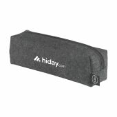 Pencil Case GRS RPET Felt etui - donkergrijs