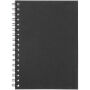Desk-Mate® A6 kleuren spiraal notitieboek - Zwart