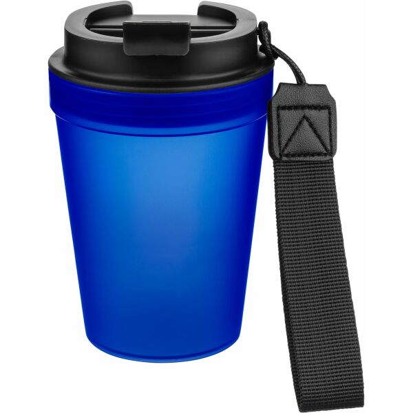 PP Reisbeker Lush 350 ml blauw PP Reisbeker Lush 350 ml blauw