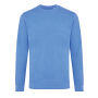Iqoniq Denali gerecycled katoen sweater ongeverfd, heather blue (XXXL)