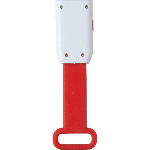 Fietslamp Duncan | Kunststof | 3+1 LED | Siliconen band - rood Fietslamp Duncan | Kunststof | 3+1 LED | Siliconen band - rood