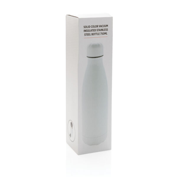 Unikleur vacuum roestvrijstalen fles 750ml, wit Unikleur vacuum roestvrijstalen fles 750ml, wit