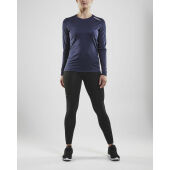 *Rush LS tee wmn navy m